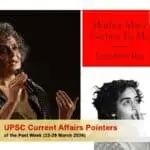 UPSC Current Affairs Pointers of the past week (23–29 March 2026) | What every aspirant must know for Prelims exam