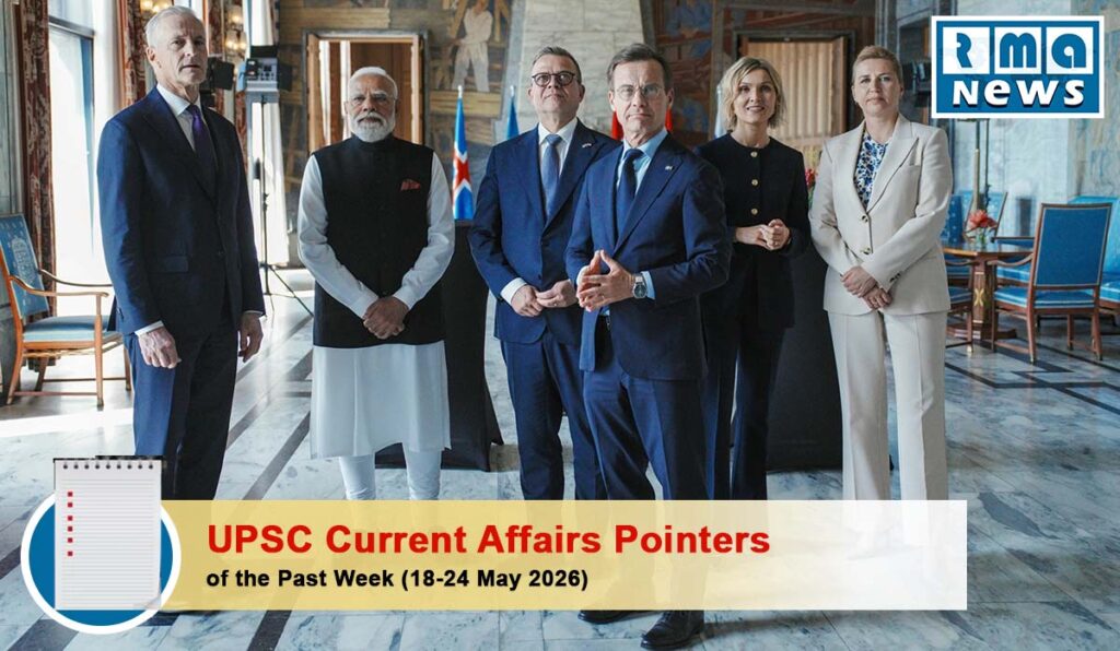 UPSC Current Affairs Pointers of the past week (18–24 May 2026)
