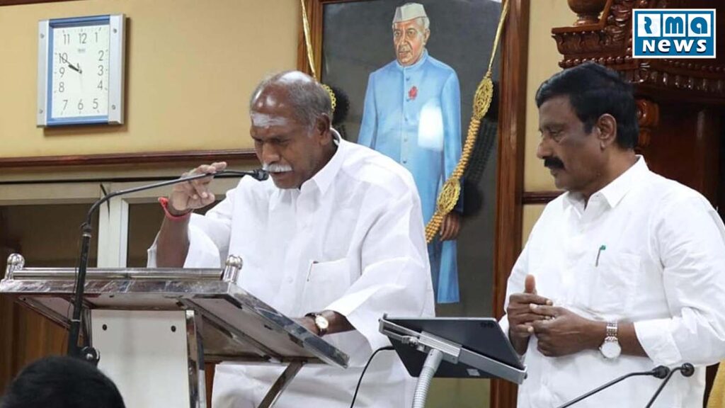 puducherry election results 2026 oath